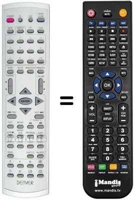 Gleichwertige Fernbedienung REMCON652